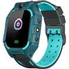 Rachlicy Smart Watch Phone Smartwatch Call Phone Watch Z6 Orologio intelligente impermeabile per bambini per bambini, verde