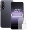 OnePlus Smartphone Nord 5 8 GB RAM 256 GB Storage Display AMOLED 6,83 Pollici 144 Hz, Snapdragon 8s Gen 3, Doppia fotocamera 50 MP, Batteria 5200 mAh, con caricabatterie da 80 W, Grigio