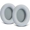 Akkiv Cuscinetti auricolari di ricambio NC35 compatibili con cuffie Srhyphm versione NC25/versione NC35 I cuscinetti auricolari di ricambio Akkiv sono realizzati in pelle proteica e memory foam (grigio)