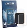 savvies 4 Pezzi Full-Screen Pellicola Protettiva per Liu Jo Voice Slim 2.0 SWLJ201 Full Cover Pellicola[Completa, 3D Curved, Proteggi Schermo]