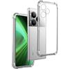REY Cover in Gel TPU Anti-Shock per OPPO REALME GT NEO6 SE 5G - REALME GT NEO6 5G - REALME GT 6T 5G - REALME GT 6 5G, Morbido Silicone Custodie Protettivo Case, Anti-Scratch, Protettiva Sottile Back Cover