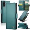 Teeirllim Cover per Samsung Galaxy A56 5G, Blocco RFID Custodia Portafoglio Premium PU Pelle,con Funzione Supporto Magnetica Carta Fessura Case Flip Libro per Samsung Galaxy A56, Blu-verde