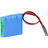 Akkuman.de Akkutechnik vom Fachmann Batteria 4,8 V, 2200 mAh, F1 x 4, cavo aperto, universale, 4,8 Volt
