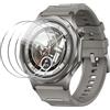 Heioloo 3 Pezzi Pellicola Protettiva per OPPO Watch X3 vetro temperato, Anti-Graffio, 9H Durezza HD proteggi schermo senza bolle facile da installare