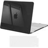 MOSISO Custodia Compatibile con MacBook Neo 13 Cover A18 Pro 2026 A3404 | Copritastiera&Antigraffio Rigida Case per MacBook Neo 13 pollici, Ideale per Ufficio&Viaggi, Nero Fumo