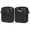 RYSTJPHK Borsa da Cintura Pelle per Cellulare Uomo Compatibile con Samsung Galaxy Z Flip 6/5/4/3/2/5G, Impermeabile Sacchetto a Spalla Telefono Piccola Portacellulare da Cintura Marsupio Cellulari per Viaggio