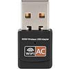 Bonbela Scheda di Rete Wireless Bonbela 802.11AC 600M Adattatore WiFi USB Antenna PCB Incorporata