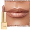 Oulac Rossetto Metallizzato Lucido Oro Nudo, Rossetti Glitter Senza Profumo, Perlato e Brillante, Colore Intenso Lunga Durata, Formula Idratante Nutre le Labbra, Vegan & Senza Glutine, 10 Sahara Gold