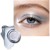Oulac Ombretto Occhi Glitter Argento | Super Pigmentato e Impermeabile, Lunga Durata 12 Ore, Finitura Lucida Metallica, Formula Setosa e Idratante, Vegan |06g (26) Meteor Showers