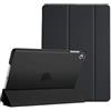 ProCase Cover per iPad 9 2021/8 2020/7 2019/iPad 10.2" Custodia[A2602 A2603 A2604 A2605 A2270 A2428 A2429 A2430 A2197 A2198 A2200], Smart Cover Sottile Leggero Traslucida Smerigliata -Nero