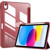 ProCase Cover iPad 11 Generazione A16 11 Pollici 2025/iPad 10 Generazione 10,9 Pollici 2022,Custodia con Portapenna Auto Sonno/Veglia -Vino