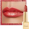 Oulac Rossetto Metallizzato Lucido Arancione, Rossetti Glitter Senza Profumo, Perlato e Brillante, Colore Intenso Lunga Durata, Formula Idratante Nutre le Labbra, Vegan & Senza Glutine, 02 Dangerous