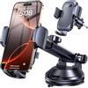 Coolpow Porta Cellulare Auto,[Upgrated Ventosa Potente] Supporto Telefono Auto Universale Parabrezza/Presa D'aria/Cruscotto,Porta Telefono Auto Accessori Auto Interno Kit con iPhone 17 16/Smartphone