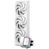 PCCOOLER CPS DS360 Dissipatore Liquido AIO per CPU Raffreddamento Monitor Digitale Dissipatore Liquido 360mm per CPU per AM4 AM5 Intel LGA 1700/1851/20XX (DS360Pro Digital WH)