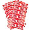 PACK4YA 120 adesivi fragili 50 x 90 mm adesivi per imballaggio forti etichette adesive di avvertimento questo lato verso l'alto pacchetto di spedizione etichette maniglia con cura, articolo fragile