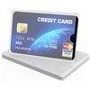 kwmobile 10x custodie protettive portacarte - Protezione portatessere carta di credito tessera sanitaria patente bancomat - in morbido TPU trasparente matt