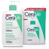 Cerave Schiuma Detergente Viso e Corpo 473 ml Per Pelle Normale e Grassa + REFILL 473 ml