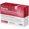 T-Rex Ferro Bisglicinato 160 Compresse Integratore Con Acido Folico E Vitamina B2