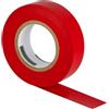 ISOLATECH 5 pezzi nastro isolante in PVC rotolo 19mm x 20 metri rosso totale 100 metri colorato set professionale auto motore sottile stretto cavo elettrico termo resistente al freddo