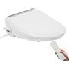 Etrhdfyts Smart Bidet - Sedile WC riscaldabile con telecomando, coperchio WC, doccetta WC, accessorio bidet per WC, funzione bidet, luce notturna, asciugatore, acqua calda, 20 x 30 cm, cerchio interno