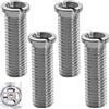 GisWell 4 pezzi vite cava per lavello M12, 35 mm, vite per scolapiatti valvole, filtro di scarico per lavello della cucina, set di accessori