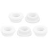 QUARKZMAN 5Pz Guarnizioni in Gomma 1-1/8(28mm Foro di Perforazione Bianco | 3/4(19mm Foro ID, Guarnizione per Cavi, Gomma di Silicone, Automobilistico