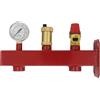 eletech Staffa per vaso espansione supporto a muro per vaso di espansione autoclave in acciaio al carbonio per serbatoio acqua calda sanitaria fissaggio pressione kit collegamento (kit staffa)