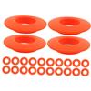 GATHINESS 24 Pezzi Anelli Paragoccia in PVC per Pagaie da Kayak e Carbonio, Resistenti all'Usura Funzione Blocca Acqua, per Sport Acquatici Professionali