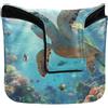 SyXIOP Sea Turtle Realism Ocean Fish Golf Putter Covers Mallet con chiusura magnetica Putter Headcovers per la maggior parte delle marche in pelle PU