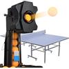 Generic Macchina per palline da ping pong robot da ping pong, lanciatore multi-rotazione con rete di raccolta differenziata, raccolta automatica di palline per allenamento
