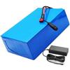 helSHOPM Batteria Ebike 52V 60V 10Ah/12Ah/15Ah/18Ah Batteria Per Bicicletta Elettrica Incorporata BMS Batteria Impermeabile PVC Per 200W-1000W Bici Motore 52V15Ah,XT60
