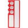 KTUXZCI Lucidatore per Punte di Stecche da Biliardo, Strumento Portatile per la Manutenzione delle Stecche, Aspetto Elegante, Durevole, Liscio e Sicuro, Metallo Rosso, 122x53mm