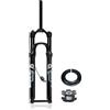 LHHL Forcella Aria MTB 27,5/29 Forcella Ammortizzata Mountain Bike Corsa 140mm XC/AM/FR Perno Passante 15x110mm Boost Anteriore Bici Regolazione del Ritorno Bloccaggio Remoto(Black Tapered,27.5'')