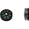 Auratrove Bussola tascabile compatta da 20 mm, custodia in plastica nera con ago magnetico per escursionismo, campeggio, attrezzatura di sopravvivenza, set per educazione all'aperto e allenamento di