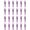 YELARXI Confezione da 24 pezzi di ricambio per frecce per tiro con l'arco, diametro interno 4,2 mm, viola trasparente, per caccia, tiro, composto, arco ricurvo