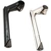 Tidevib Stelo a collo di cigno per bicicletta, 80 x 180 mm, in lega di alluminio, forcella da 22,2 mm/25,4 mm, con morsetto per manubrio da 25,4 mm, nero