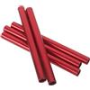 Healvian 5 Pezzi Tubo di Riparazione Design Portatile e Alta visibilità per Pali in Lega di Alluminio Rosso Accessori per Campeggio Outdoor Backpacking