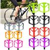 Tidevib Montagna in lega di alluminio per pedali bici con cuscinetto DU antiscivolo Treadle Road per bicicletta per rosso
