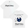 CAFDUE Hannah Bahng T-Shirt Stampata Unisex, Hip Hop Harajuku Sciolto A Maniche Corte Summer Tee(XS-3XL)(2,M)