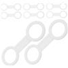 HEANUJJ 8 Pezzi Fermatubo per Subacqueo Clip Resistente per Fissaggio Tubo Snorkeling Accessorio Pratico per Immersioni e Sport Acquatici