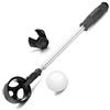 prowithlin - Golf Ball Retriever Telescopico Inossidabile con Pinza per Acqua - Accessorio da Golf, Regalo per Uomo - Lunghezza: 2,74 m, Peso: 250 g