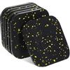 Beavorty 6 Pezzi Tappetino Antiscivolo in Gomma per Tapis Roulant Assorbimento Urti e Riduzione Rumore, Tappeto Spesso per Protezione Pavimento in Palestra e Casa