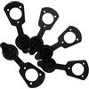 GATHINESS 5 Pezzi Guarnizione in Pvc Antiscivolo per Base Supporto Canna da Pesca Kayak Stabilità Migliorata per Barche e Scenari di Pagaia Singola