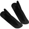 LALADEFIEE 2 Pezzi Pinne da Surf Gonfiabili in PVC Nero, Deviatore d'Acqua Rimovibile per Tavola da Surf e Paddleboard, Accessorio per Tavole Gonfiabili