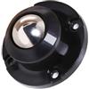 LLOOPK Ruote piroettanti, 4PCS Autoadesiva Caster Mini Ruote Girevoli in Acciaio Inox Ruota Universale di Rotazione 360 Gradi Puleggia for Mobili Cestino(White)