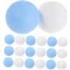 VINTORKY 50 Pezzi Palline da Ping Pong Colorate Opache Cuciture Scritte per Giochi Ricreativi e Lotterie