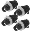 Healvian 4 Pezzi Adattatore Gonfiabile per Pompa Valvola di Collegamento per Kayak Barca Gonfiabile con Tenuta Stagna per Sport Acquatici