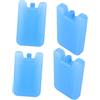 POPETPOP 4 Pezzi Gel Caldo Freddo Riutilizzabile in Plastica per Conservazione Alimenti e attività All'aperto, Buste Ghiaccio per Frigorifero e Lunch Box Blu