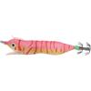 Belnotelt Esca a forma di calamaro con LED lampeggiante, 8 cm, gancio luminoso con occhi 3D, per polipo e pesci predatori, attrezzatura da pesca in acqua salata, verde (marrone)