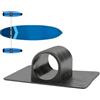 Generic Paddle Board Boa Fibbia - Morsetto flessibile in PVC 30 mm tubo robusto clip durevole | Perfetto per kayak surf canottaggio barca gonfiabile all'aperto adulti sport acquatici gestione attrezzature